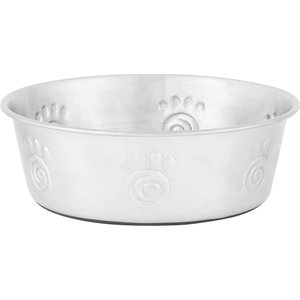 PetRageous Designs Cayman Classic Non-Skid Stainless Steel Dog & Cat Bowl, 4-cup