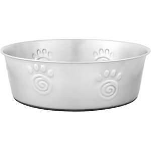 PetRageous Designs Cayman Classic Non-Skid Stainless Steel Dog & Cat Bowl, 8-cup