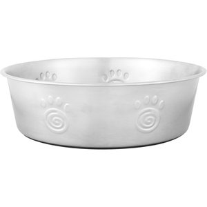 PetRageous Designs Cayman Classic Non-Skid Stainless Steel Dog & Cat Bowl, 12-cup