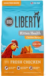 BIXBI Liberty Kitten Health Chicken Recipe Grain-Free Dry Cat Food, 2.5-lb bag
