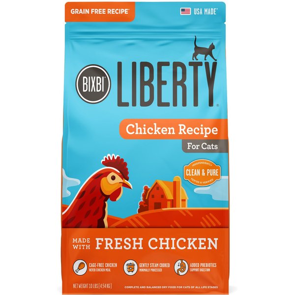 BIXBI Liberty Kitten Health Chicken Recipe Grain Free Dry Cat Food