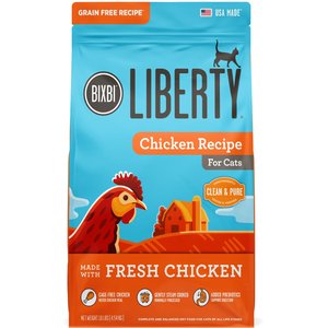 BIXBI Liberty Chicken Recipe Grain-Free Dry Cat Food, 10-lb bag