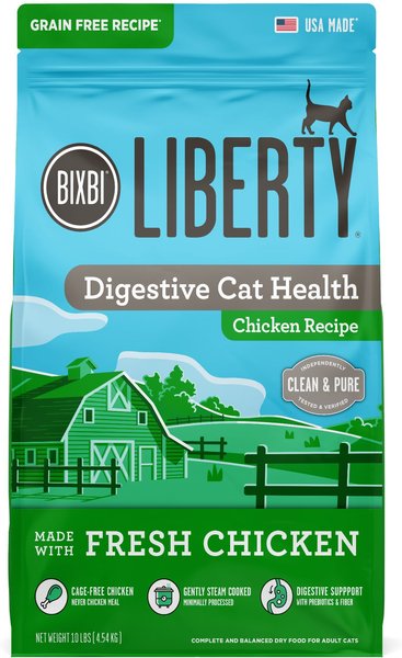 BIXBI Liberty Digestive Health Chicken Recipe Grain Free Dry Cat Food