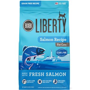 BIXBI Liberty Salmon Recipe Grain-Free Dry Cat Food, 3-lb bag