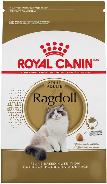 Royal Canin Feline Breed Nutrition Ragdoll Adult Dry Cat Food, 7-lb bag slide 1 of 8