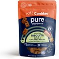 CANIDAE Grain-Free PURE Heaven Biscuits with Duck & Chickpeas Crunchy Dog Treats, 11-oz bag