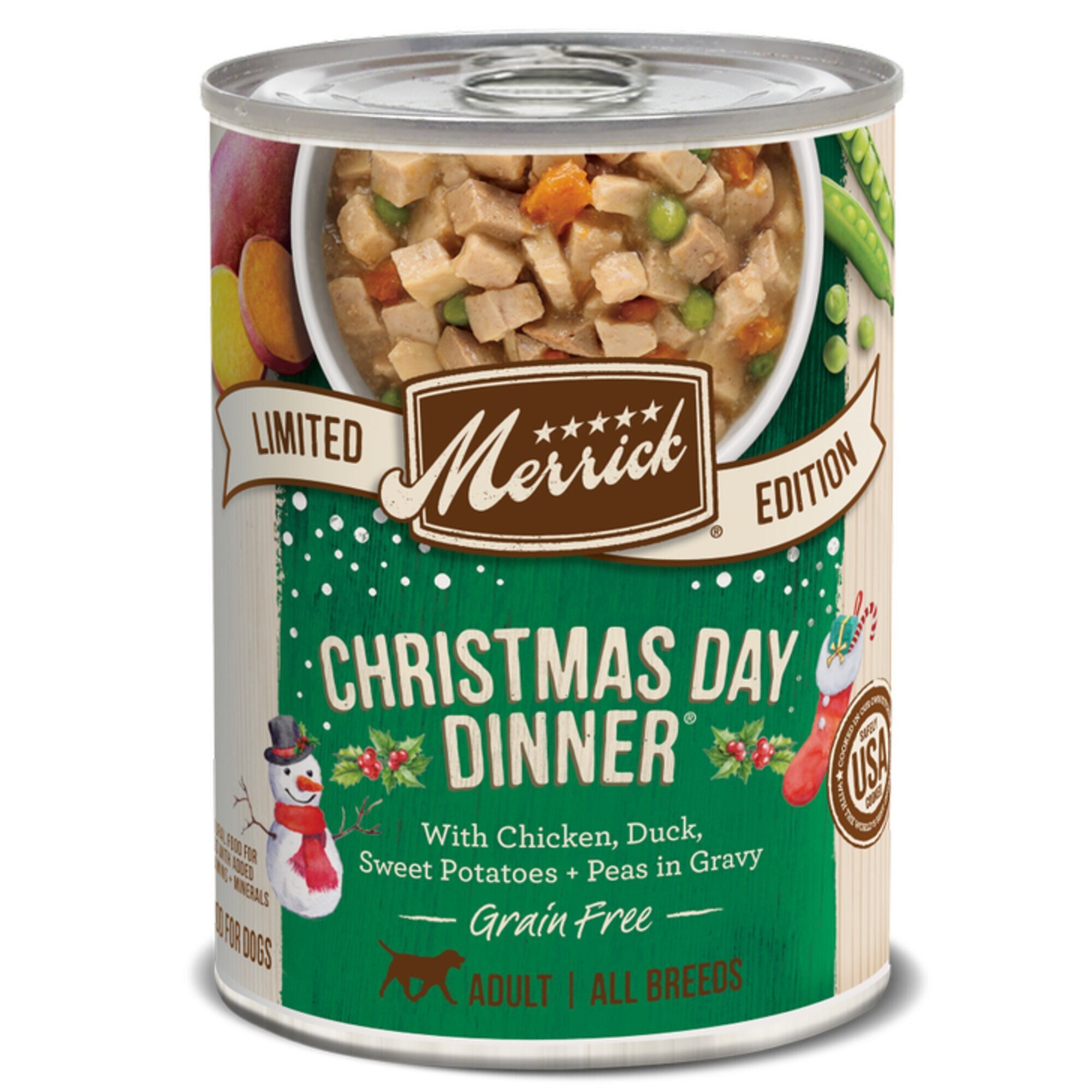 MERRICK Seasonal GrainFree Christmas Day Dinner Chicken, Duck, Sweet