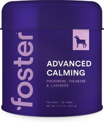 Foster Advanced Calming Banana & Beef Flavored Soft Chews Dog Health Supplement, 90 count slide 1 of 9