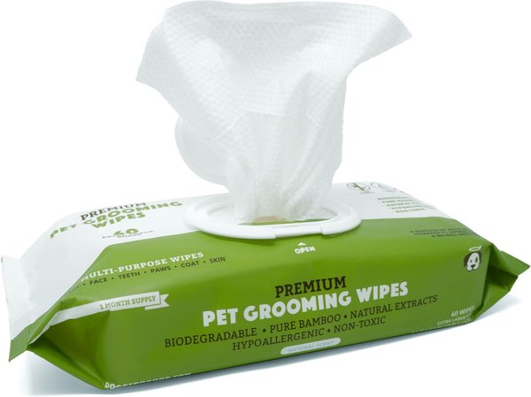  Earth Rated Plant Based Dog Wipes - Cleaning and  Odor-Controlling Grooming Wipes for Paws, Body, and Butt - Perfect for  Puppy and Adult Dogs - Lavender Scented - 100 Count