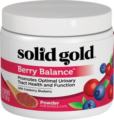 Solid Gold Berry Balance Urinary Tract Health Powder Supplement for Dogs & Cats, 3.5-oz jar