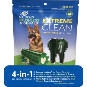 Ark Naturals Extreme Clean Brushless Dog Toothpaste, Large, 18-oz bag