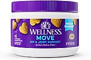 Wellness Move Hip & Joint Chicken Flavor Chew Supplements for Dogs, 45 count