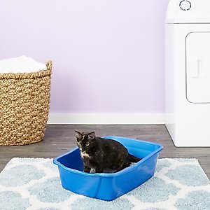 Van Ness Cat Litter Pan, Blue, Giant