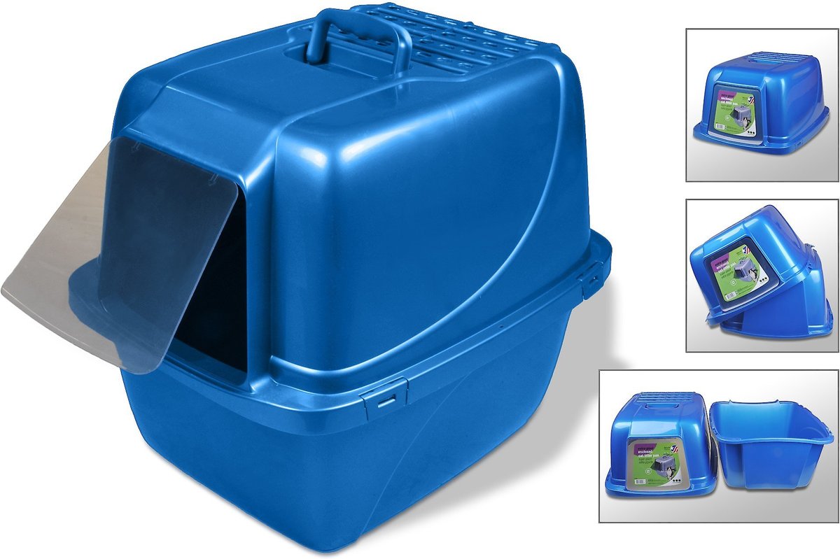 Van Ness Cat Litter Pan, Blue