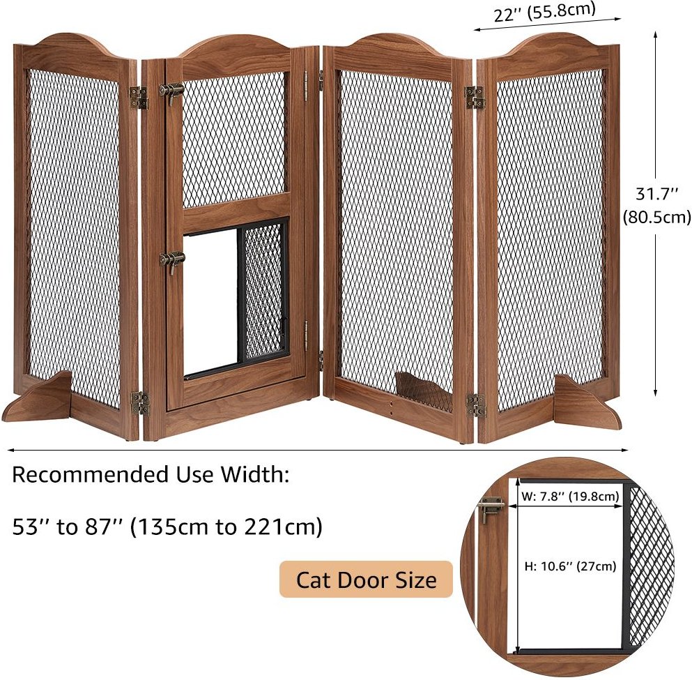 Portable wire pet outlet gate