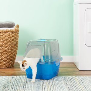 Van Ness Translucent Enclosed Cat Litter Pan, Large