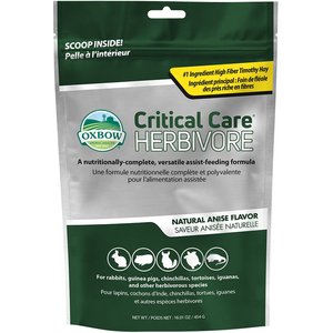 Oxbow Critical Care Herbivore Anise Small-Pet Health Supplement, 454-gm bag