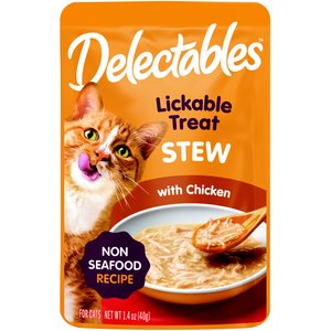 Hartz Delectables Stew Non-Seafood Recipe with Chicken Cat Lickable Treat, 1 count