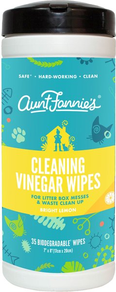Aunt Fannie's Cleaning Vinegar Wipes for Cats