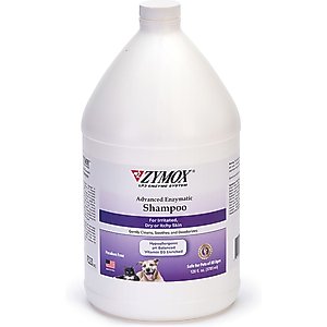 Zymox Advanced Enzymatic Oatmeal Cat & Dog Shampoo, 128-oz bottle