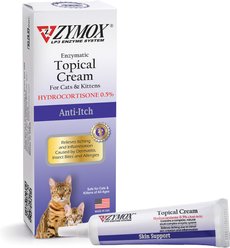 Zymox Enzymatic Cat & Kitten Topical Cream with 0.5% Hydrocortisone, 1-oz tube