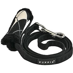 Puppia Jaden Dog Lead, Black, Medium