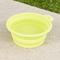 Show in main carousel: Petmate Silicone Round Collapsible Travel Pet Bowl, Go Go Green, Large slide 6 of 9