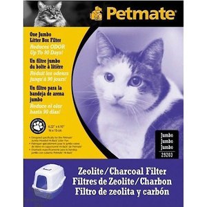 Petmate Zeolite Basic Litter Box Filter, Jumbo