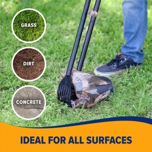 Arm & Hammer Swivel Bin & Rake Backyard Waste Pickup