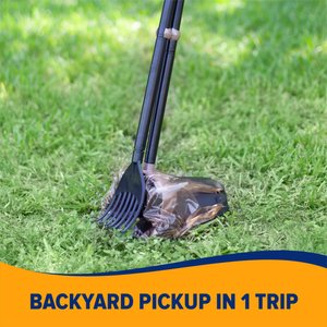 Arm & Hammer Swivel Bin & Rake Backyard Waste Pickup