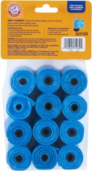 Arm & Hammer Disposable Waste Bag Refills, Blue, 180 count slide 2 of 2