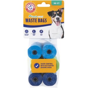 Arm & Hammer Assorted Disposable Waste Bag Refills, 90 count