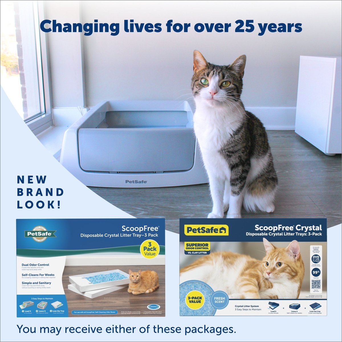 Scoopfree litter outlet tray refills