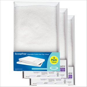 ScoopFree by PetSafe Disposable Crystal Lavender Litter Tray for Cats, 1.6  fl. oz., Pack of 1