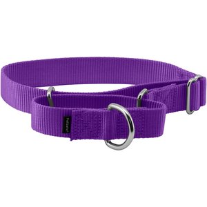 PetSafe Nylon Martingale Dog Collar, Deep Purple, Medium: 10 to 16-in neck, 1-in wide