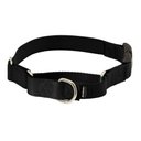 PetSafe Quick Snap Buckle Nylon Martingale Dog Collar, Black, Petite: 7 to 9-in neck, 3/8-in wide