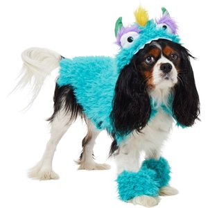 Frisco Faux Fur Monster Clash Dog & Cat Costume, Medium