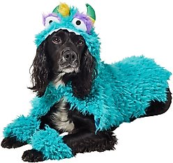 Frisco Faux Fur Monster Clash Dog & Cat Costume, Large
