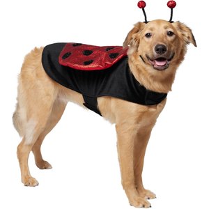 Frisco Glittered Ladybug Dog & Cat Costume, X-Large