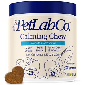 PetLab Co. Calming Chews Pork Flavored Calming Supplement for Dogs, 30 count