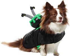 Frisco Witch Cauldron Ride-On Dog Costume with detachable Plush Toy, Medium