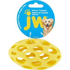 JW Pet Hol-ee Football Dog Toy, Color Varies, Small