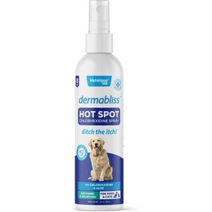 Vetnique Labs Dermabliss Hot Spot Medicated Antiseptic Spray with Aloe for Dogs, 8-oz bottle