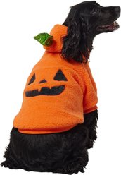 Frisco Sequin Pumpkin Dog & Cat Hoodie, Large