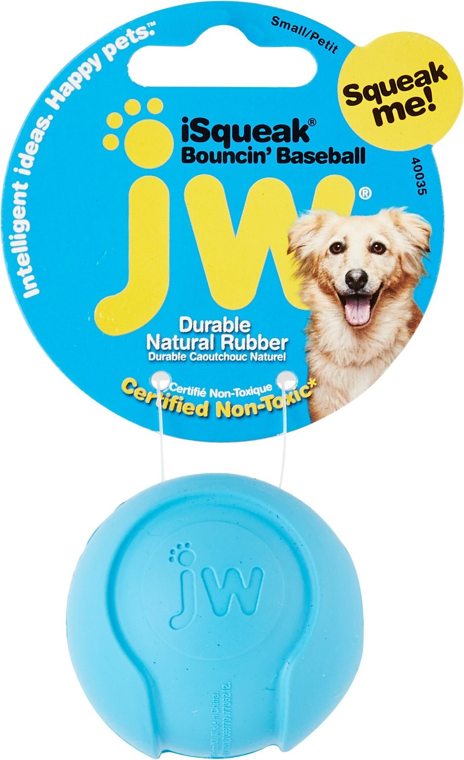 Nylabone Power Play Gripz Baseball Dog Toy, Medium