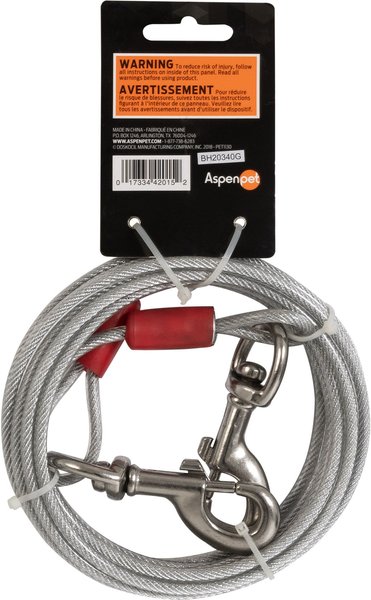 Aspen Pet X-Large Tie-Out Cable, 15-ft slide 1 of 4