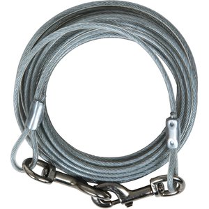 Aspen Pet Large Tie-Out Cable, 15-ft
