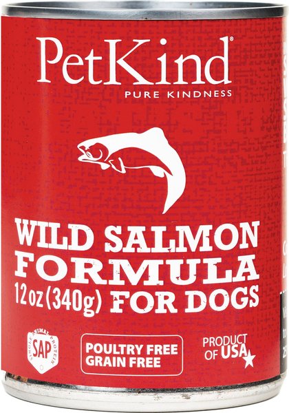 PetKind That's It! Wild Salmon Grain-Free Canned Dog Food, 12.8-oz, case of 12 slide 1 of 2