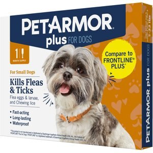 PetArmor Plus Flea & Tick Spot Treatment for Dogs, 5-22 lbs, 1 count