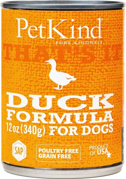 PetKind That's It! Duck Grain-Free Canned Dog Food, 12.8-oz, case of 12 slide 1 of 2
